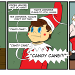 RGbros presents an Elf on the Shelf comic funny by Josh Davenport