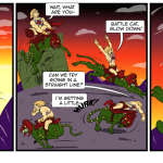 He-Man rides Battle Cat into battle. by Josh Davenport