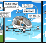 Reggie takes a drone ride and soon regrets it. by Josh Davenport