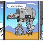 Stormtroopers can't even hit the ground. by Josh Davenport