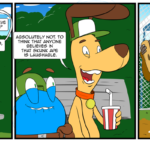 Baxter and Gilbert don't believe in Bigfoot. by Josh Davenport