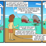 two sharks shark Reggie. by Josh Davenport