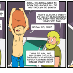 Reggie goes into a sensory deprivation tank to avoid Game of Thrones spoilers. by Josh Davenport