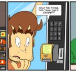 Reggie breaks the bank at a vending machine. by Josh Davenport