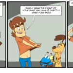 Reggie gives the guys some fashion tips from the mean streets of Double Dragon. by Josh Davenport