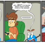 Baxter talks to Reggie about the birds and the bees. by Josh Davenport