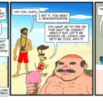 Gilbert tries to get a job as a lifeguard. by Josh Davenport