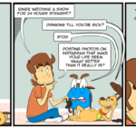 The boys discuss great American pastimes. by Josh Davenport