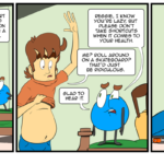 Reggie is concerned about his health. by Josh Davenport