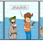 Reggie receives an update from a stranger. by Josh Davenport
