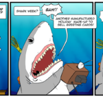 Sharkonus doesn't much care for shark week. by Josh Davenport