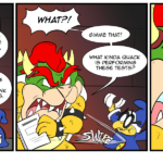 Bowser takes a genetic test. by Josh Davenport