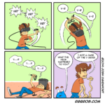 Reggie suffers a virtual malady. by Josh Davenport