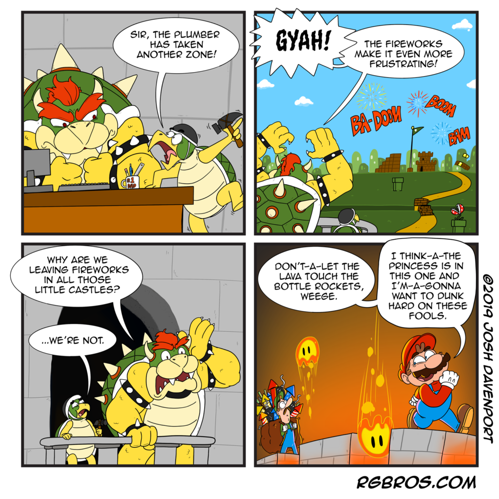 The source of Super Mario fireworks explained. by Josh Davenport